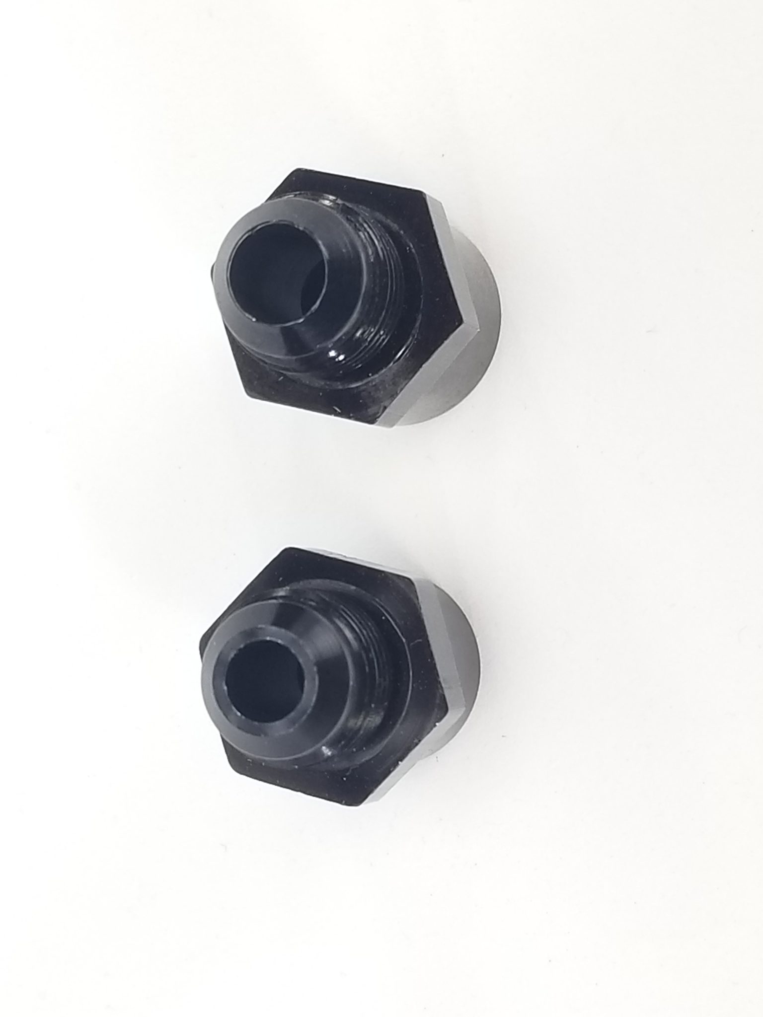 Black 6AN Adapter Fitting Set For GM TBI Style (metric Oring) Fuel