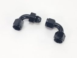 180 Degree -8AN Fuel Pump to Filter Fitting Set