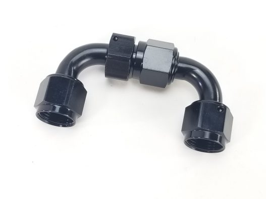180 Degree -8AN Fuel Pump to Filter Fitting Set - Image 6