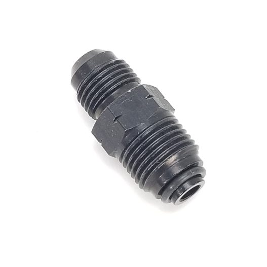 Metric O-ring Fitting to AN Adapter Fittings for OE style Fuel Filters -Black Anodized - WARR Performance 47-0005B - Image 2