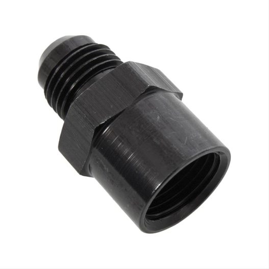 M16 x 1.5 O-ring to -6AN Adapter Fitting - Black Anodized