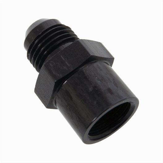 M14 x 1.5 O-ring to -6AN Adapter Fitting - Black Anodized