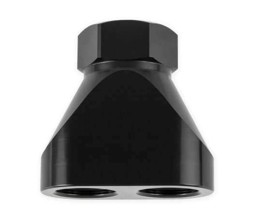 Billet Inline Distribution Block w/ -12 AN O-Ring Port to (2) -10 AN O-Ring Ports - Earl's 100162ERL - Image 3