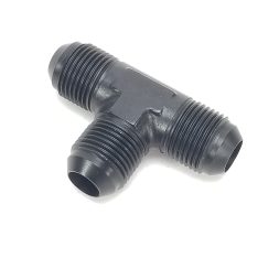 -10 AN Tee Fitting - Black Anodized 47-0014
