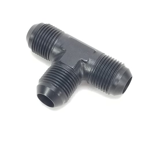 -10 AN Tee Fitting - Black Anodized 47-0014