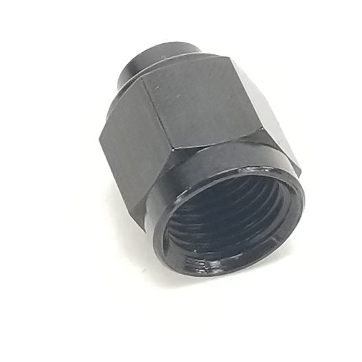 -6AN Tube Nut & Sleeve - Pair - Black Anodized - 47-0016 - Image 4