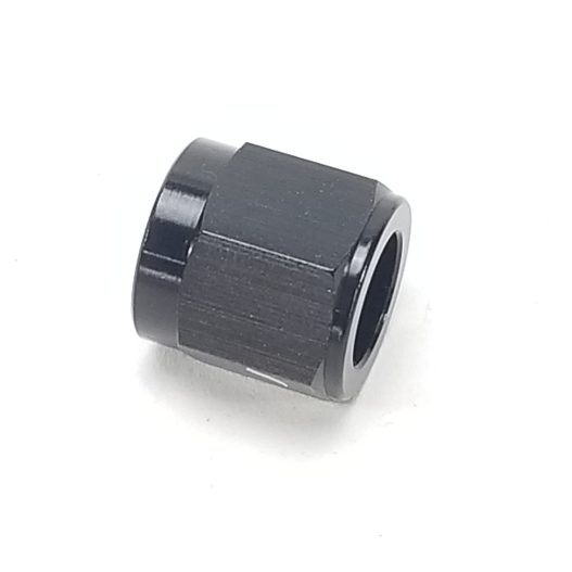 -6AN Tube Nut & Sleeve - Pair - Black Anodized - 47-0016 - Image 5