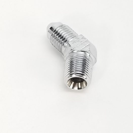 -3AN to 1/8" NPT 45 Degree Steel Adapter Fitting - WARR Performance 47-0020 - Image 2