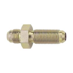 -6AN Bulkhead Fitting - Zinc Plated Steel - Fragola 583206
