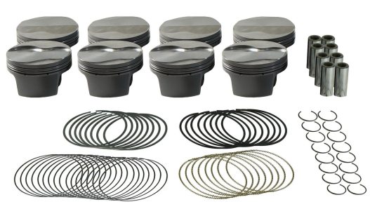 Mahle PowerPak Piston and Ring Set - 6.0 Flat top .005" Oversize - 930218005