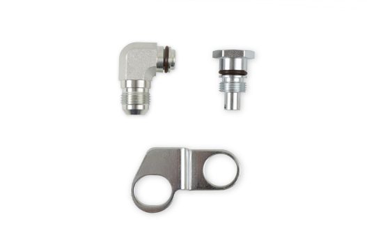 Earl's Remote Reservoir Adapter Kit For Saginaw Type II Power Steering Pump with -10AN Inlet