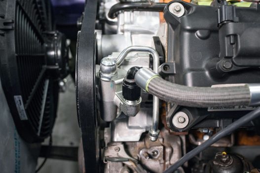 Earl's Remote Reservoir Adapter Kit For Saginaw Type II Power Steering Pump with -10AN Inlet - Image 2