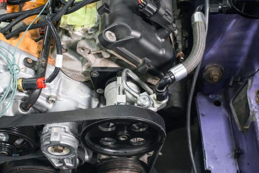 Earl's Remote Reservoir Adapter Kit For Saginaw Type II Power Steering Pump with -10AN Inlet - Image 3