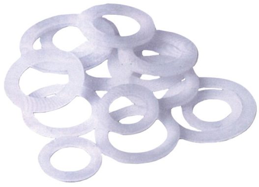 10 Pack of Nylon Washers for -6AN Bulkhead Fittings - Fragola 999126