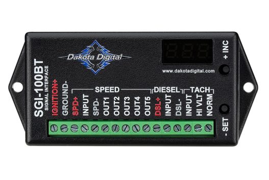 Universal Speedometer and Tachometer Interface - Dakota Digital SGI-100BT
