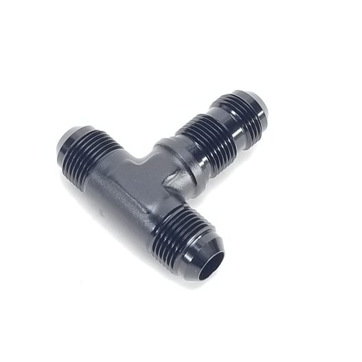 -10AN Bulkhead Tee Fitting - Black - WARR Performance 47-0037 - Image 2