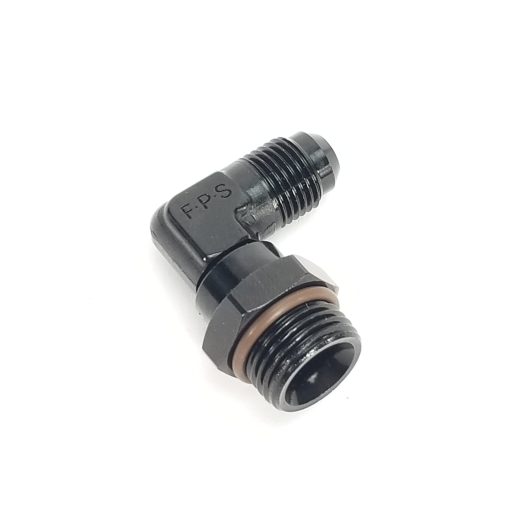 Tight Clearance Fuel Rail Fitting Kit, 1-90 Degree, 3-Straight -6AN -8ORB Rails - Image 3