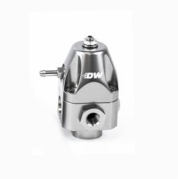 DWR1000c Adjustable Fuel Pressure Regulator, Anodized Titanium - Deatschwerks 6-1002-FRT