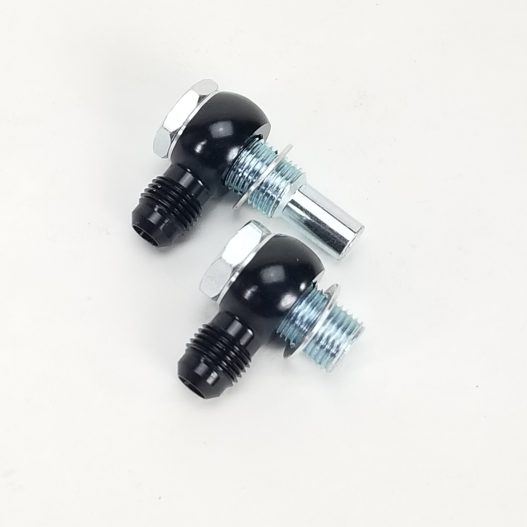 2008 and Up 4L80E -6AN Banjo Cooler Fittings - WARR Performance 47-0044