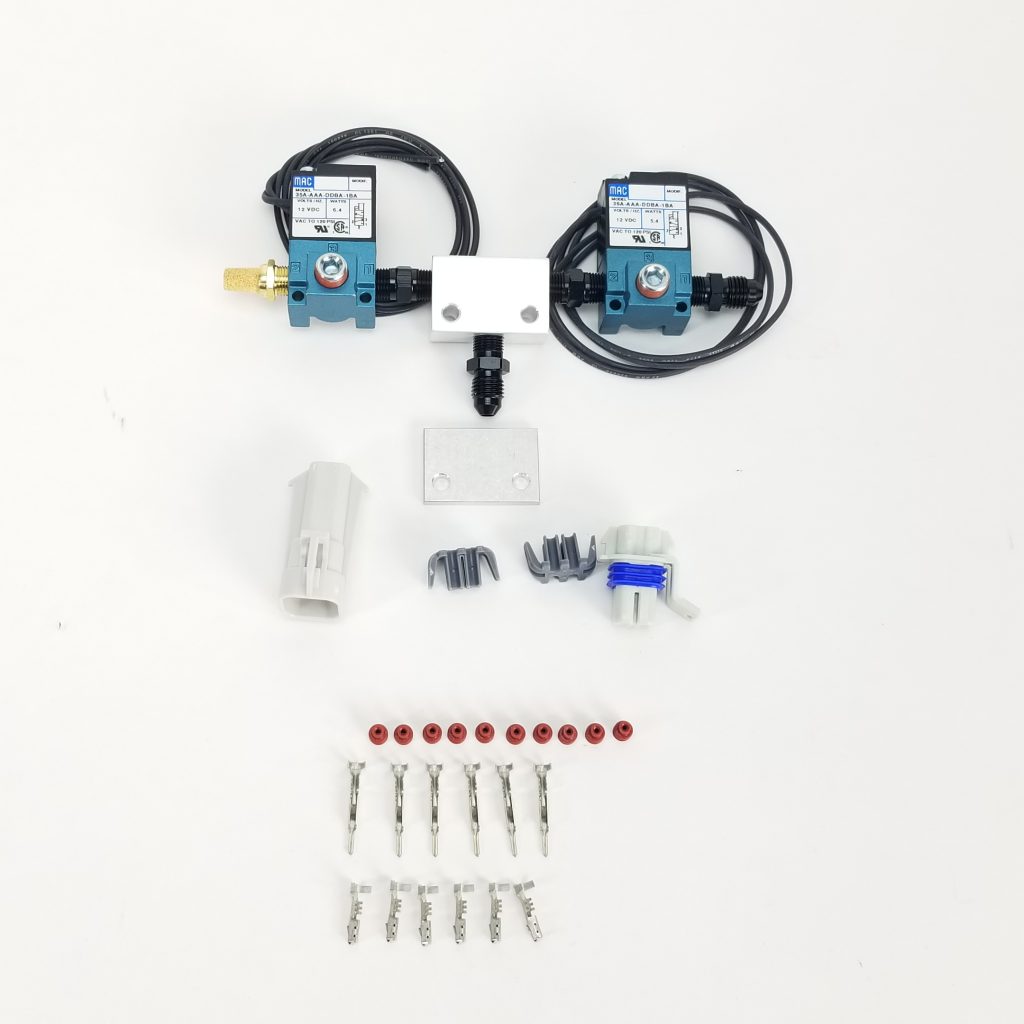 Dual 3 Port MAC Valve Kit for Boost Control WARR Performance 600012 WARR Performance LLC
