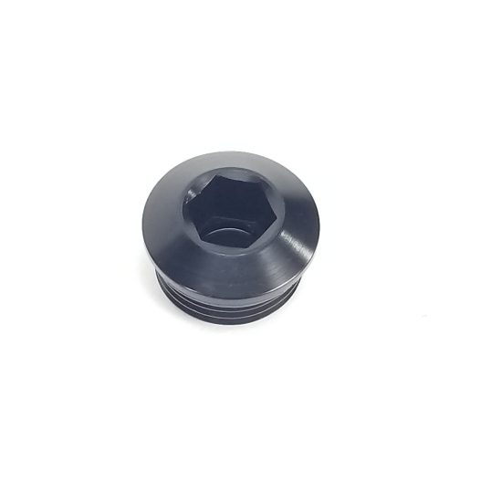 -8 ORB Allen Head Plug - Black Anodized - WARR performance 47-0049