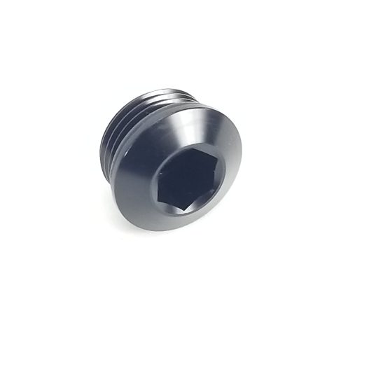-8 ORB Allen Head Plug - Black Anodized - WARR performance 47-0049 - Image 2