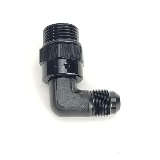 -8 ORB to -6AN 90 Degree Adapter - Black - Vibrant 16961 - Image 2