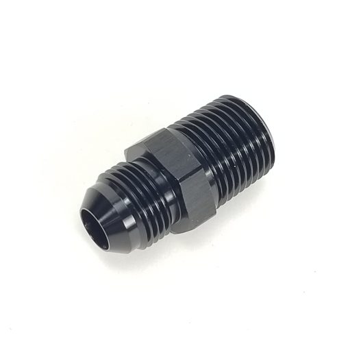 -8 AN to 1/2" NPT Adapter - Black - WARR Performance