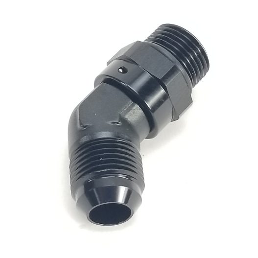 -10 ORB to -10AN 45 Degree Adapter Fitting - Vibrant 16948 - Image 3