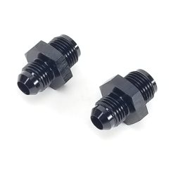 -6AN to 5/8"-18 Inverted Flare Adapter - Set of Two - Black - WARR Performance 47-0063