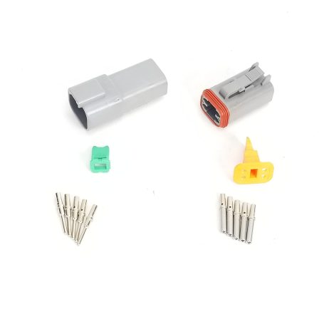 4 Pin Deutsch DT Male/Female Connector Kit - Solid Contacts - WARR Performance 58-0058