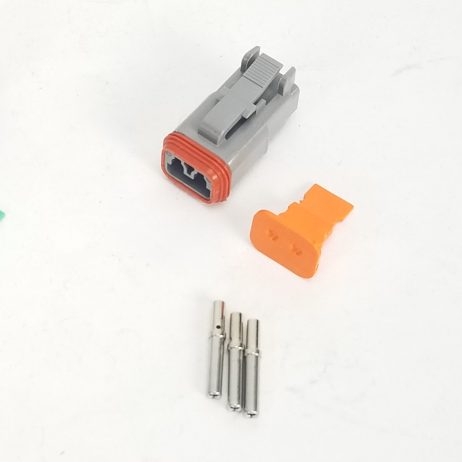 2 Pin Deutsch DT Male/Female Connector Kit - Solid Contacts - WARR Performance 58-0059 - Image 3