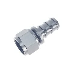 -12AN Straight Pushlock Hose End - Black - Vibrant 22012