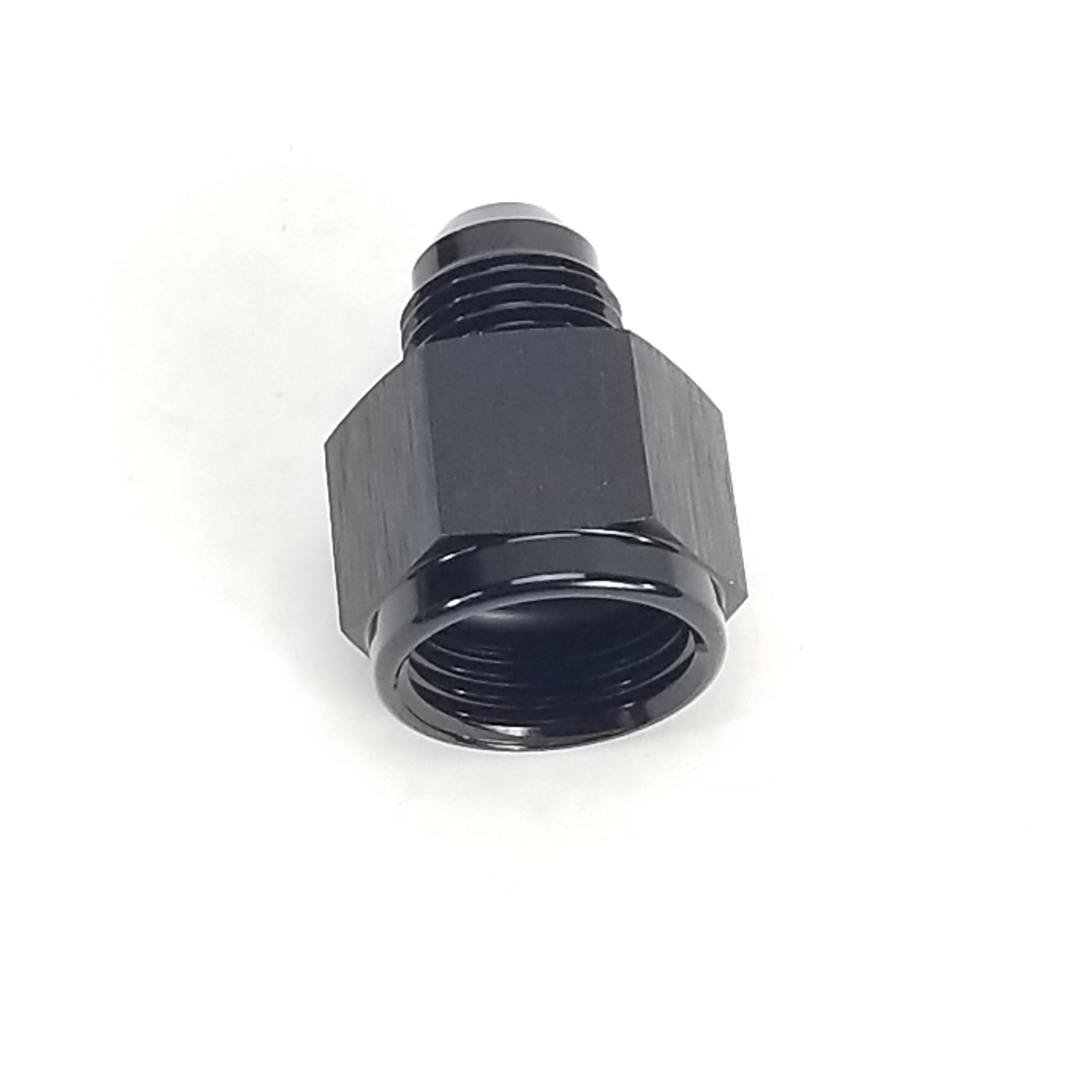 -8AN Female to -6AN Male Reducer Fitting - Black - Vibrant 10833 - Image 2