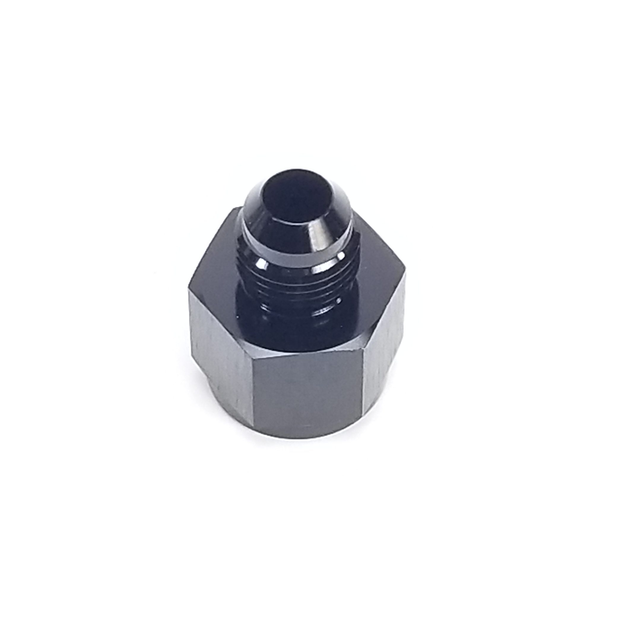 -8AN Female to -6AN Male Reducer Fitting - Black - Vibrant 10833 - Image 3