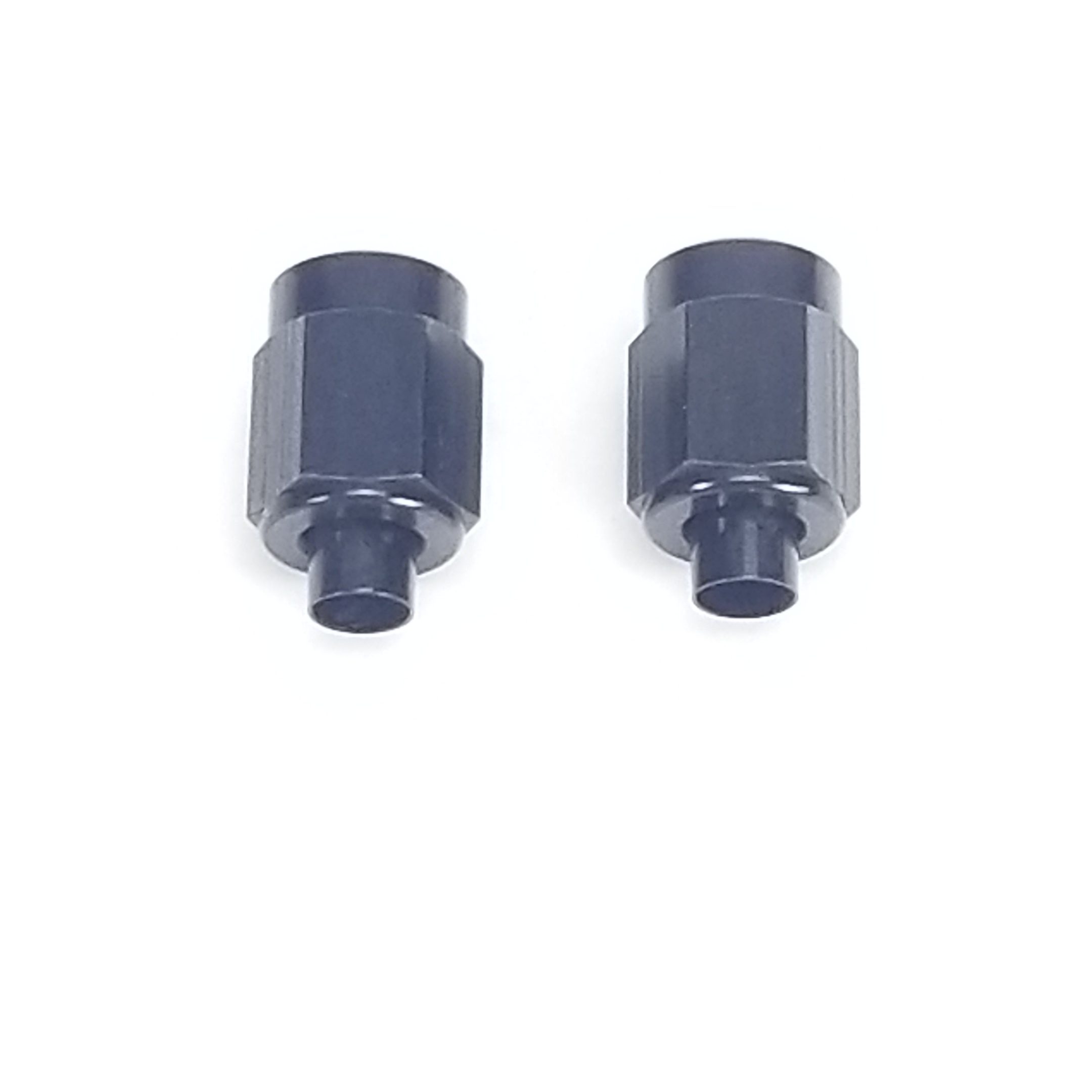 -3AN Tube Nut & Sleeve - Pair - Black Anodized - 47-0110 - Image 2