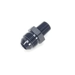 -8 AN to 1/2" NPT Adapter - Black - 47-0108 - WARR Performance