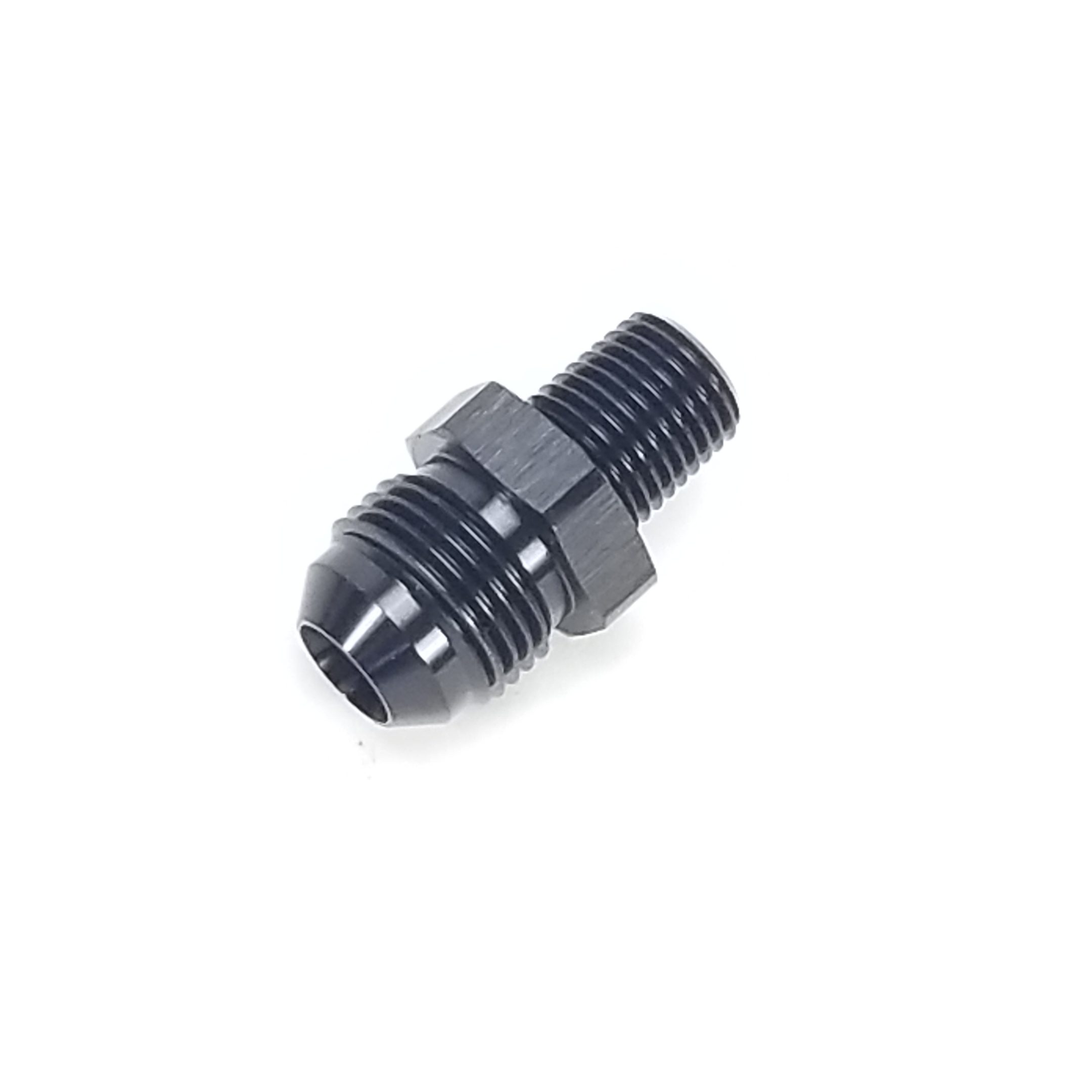-8 AN to 1/2" NPT Adapter - Black - 47-0108 - WARR Performance